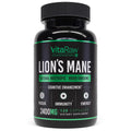 VitaRaw Organic Lions Mane Supplement Capsules 2400 mg - Powerful Nootropic - Helps Maintain Memory, Energy, and Mental Clarity - Vegan Brain Booster Focus Pills - Real Lion's Mane Supplement VitaRaw Au supplements