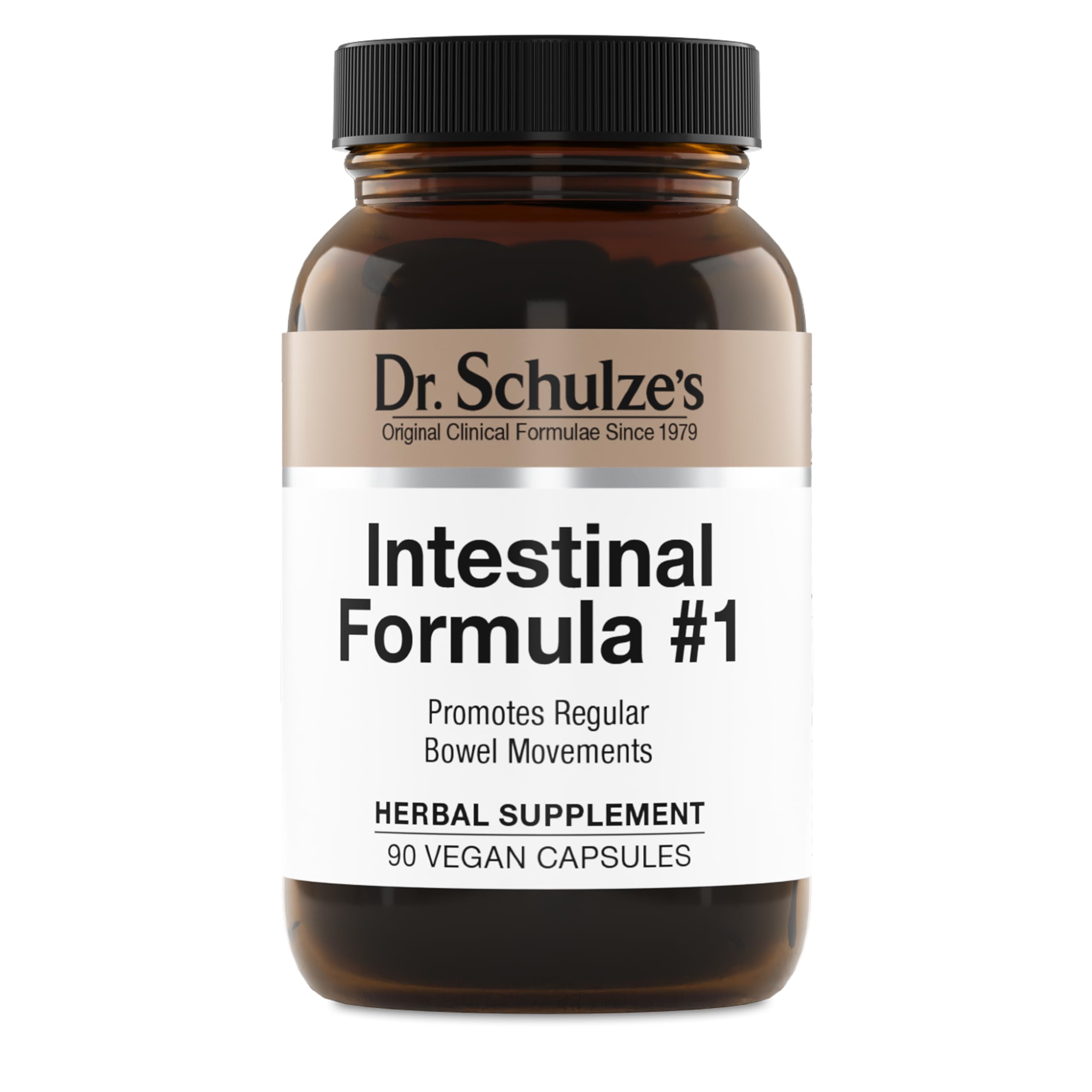 Dr. Schulze's Intestinal Formula #1 - Bowel Movement Supplement for Colon Health Support - Bloating & Constipation Aid - Intestinal Cleanse - All-Natural - Plant-Based - Vegan - 90 Count Dr. Schulze's Au supplements