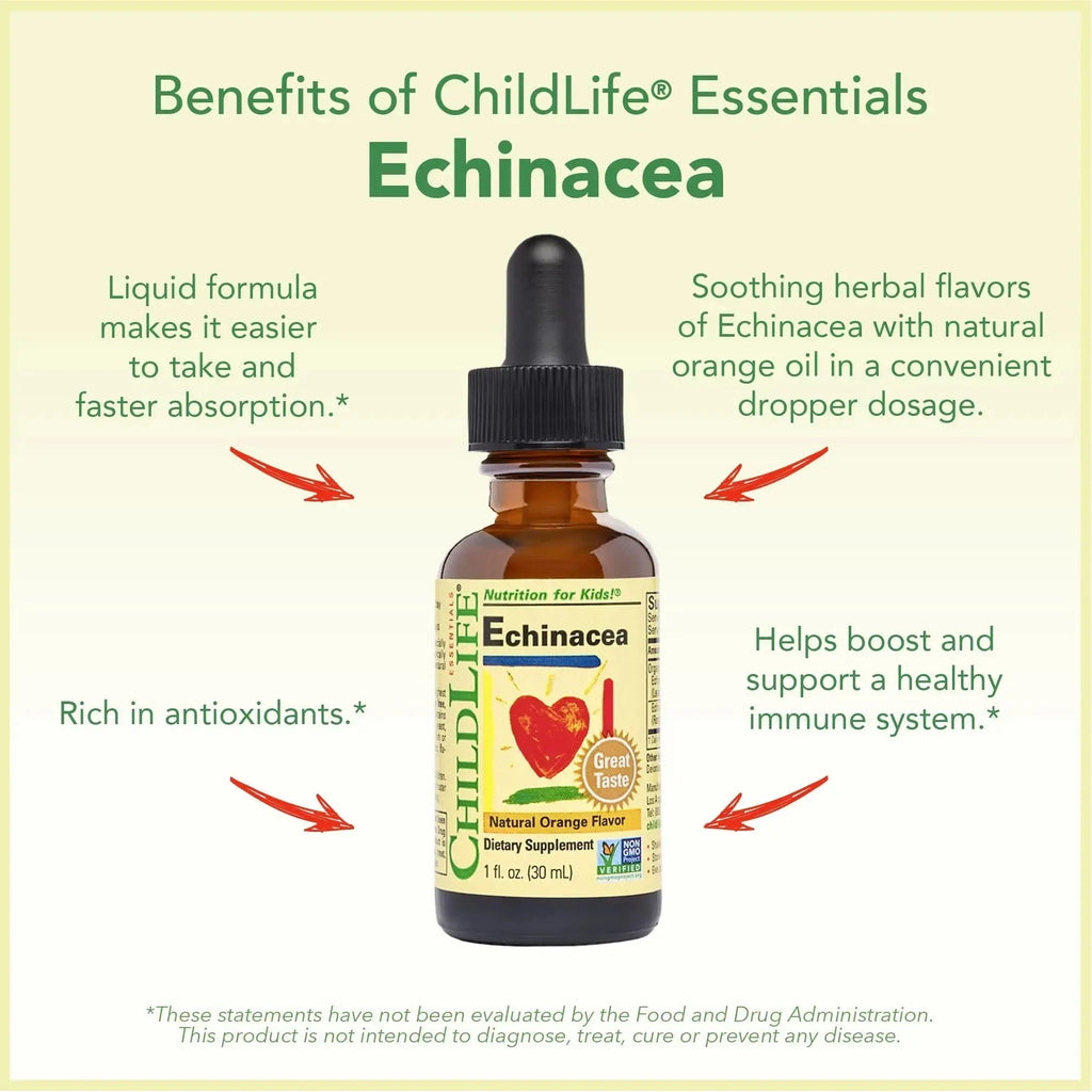 CHILDLIFE ESSENTIALS Immune Support 3-Pack - Liquid Vitamin C, First Defense, and Echinacea - Immune Boosting Supplements CHILDLIFE ESSENTIALS Au supplements