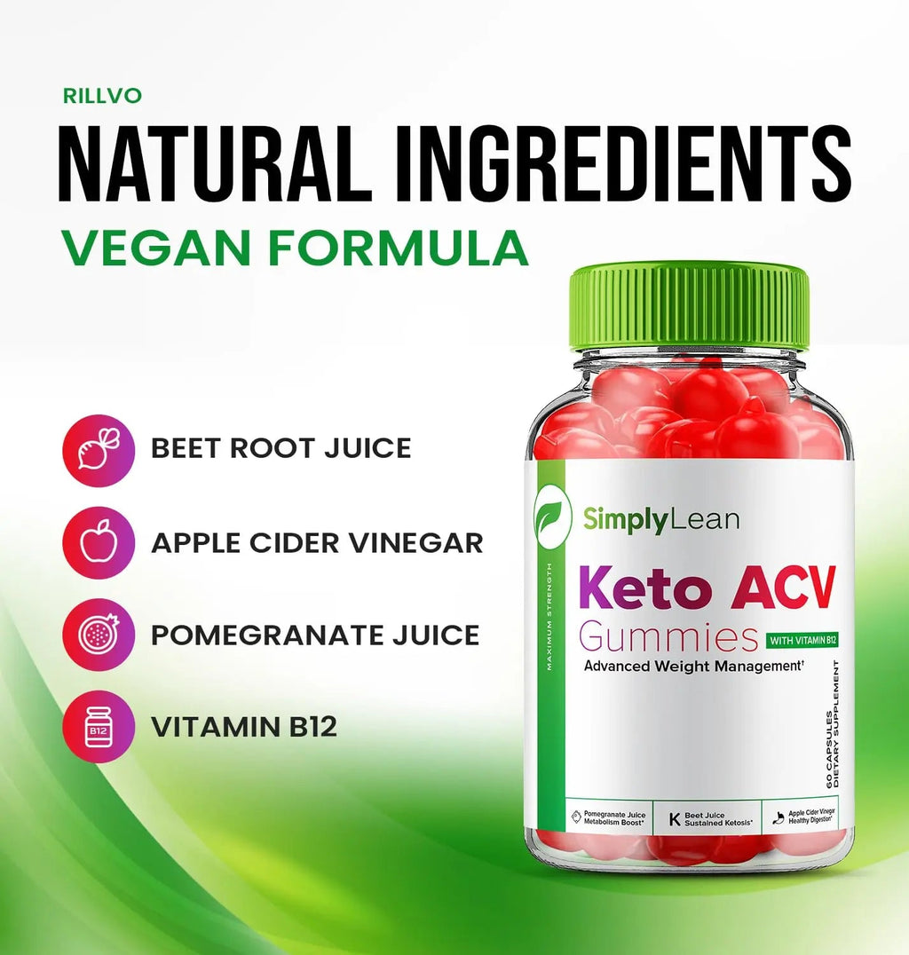 (5 Pack) Simply Lean Keto ACV Gummies - Official - Keto Simply Lean ACV Advanced Rillvo Au supplements