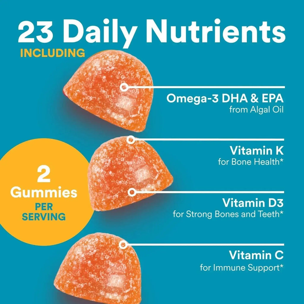 SmartyPants Teen Guy Multivitamin Gummies - Improved Formula: Omega 3 (DHA/EPA), Vitamin D3, C, Vitamin B12, B6, A, K & Zinc SmartyPants Au supplements