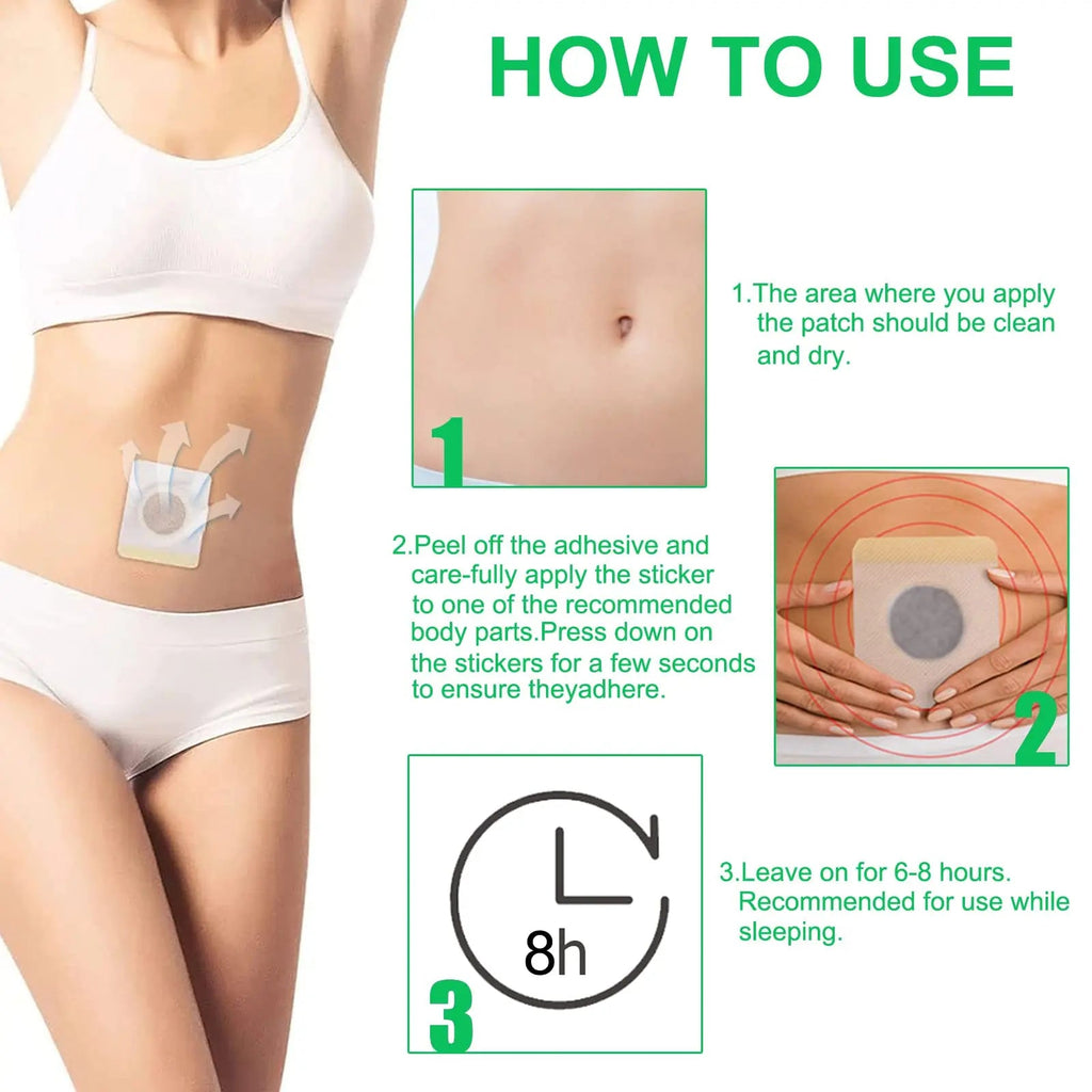 Bubchen Mugwort Belly Patch,30Pcs Natural Wormwood Essence and 30Pcs Belly Sticker BURWSEKK Au supplements