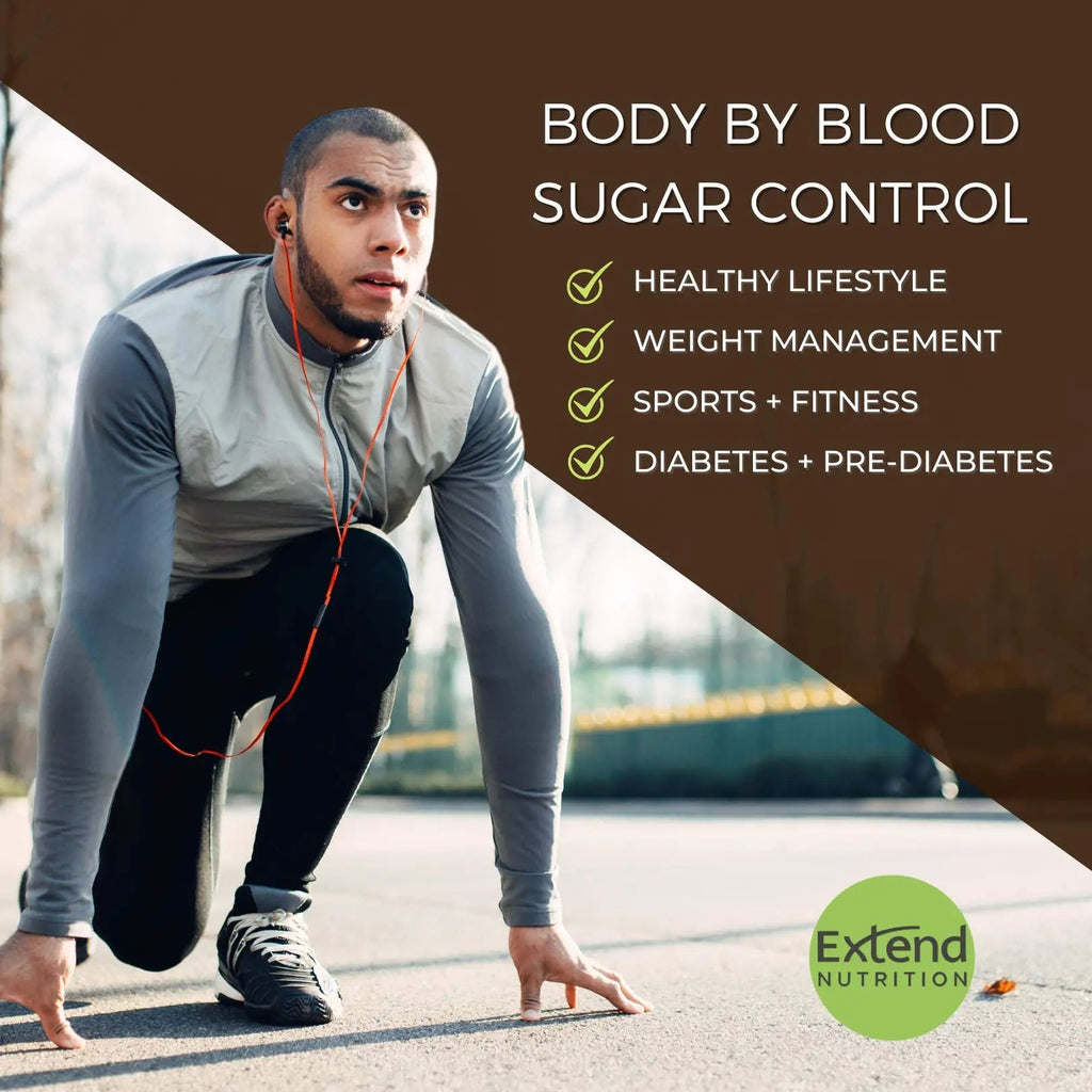 Extend Nutrition Diabetic Snacks for Sugar Control, Low Carb, Low Sugar, Low Calorie Snacks Extend Bar Au supplements