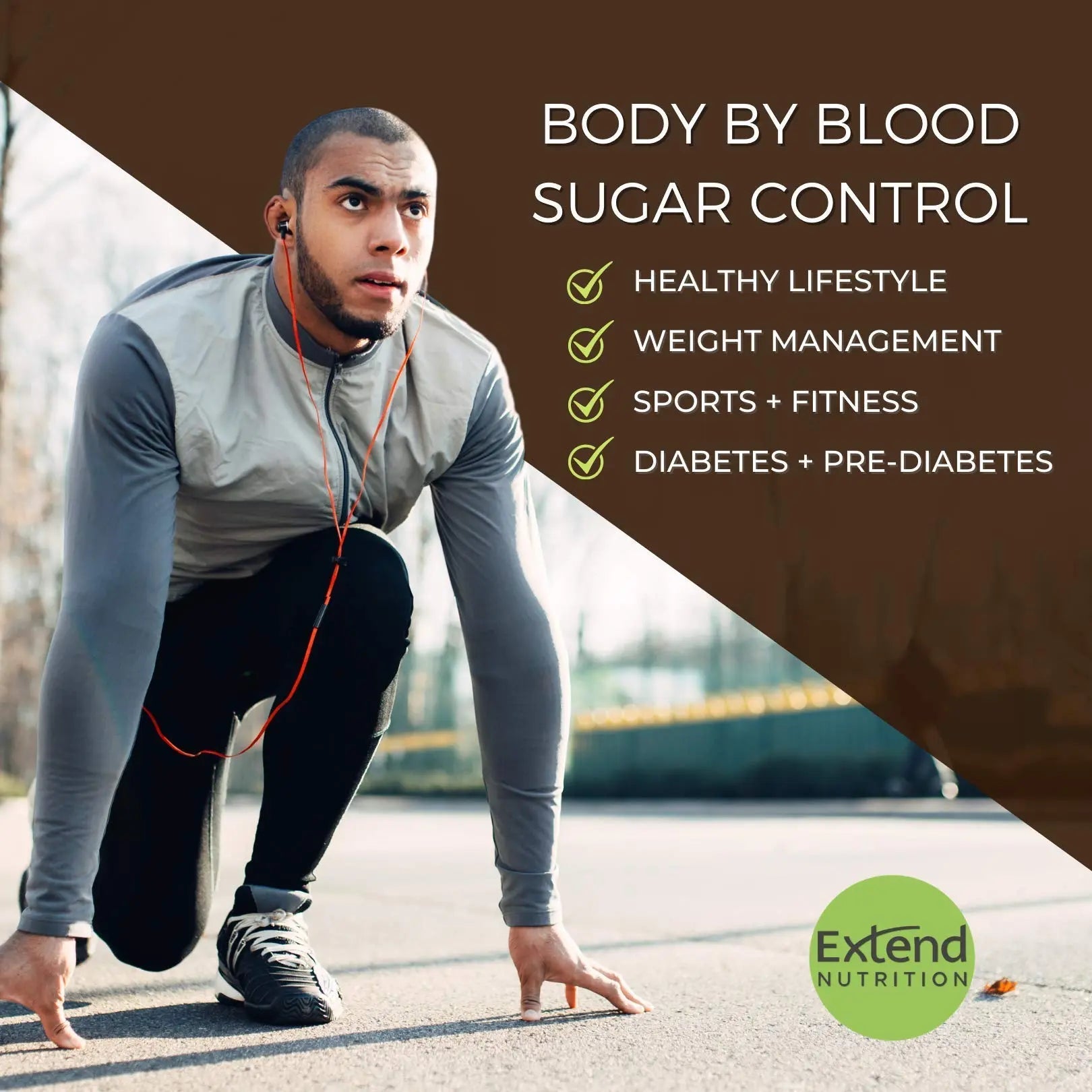 Extend Nutrition Diabetic Snacks for Sugar Control, Low Carb, Low Sugar, Low Calorie Snacks Extend Bar Au supplements