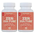 Zen Principle Zenculture™ – 4-in-1 Synbiotic Supplement (Probiotic + Prebiotic + Postbiotic + Digestive Enzymes) with CoreBiome®. Anti Bloating,