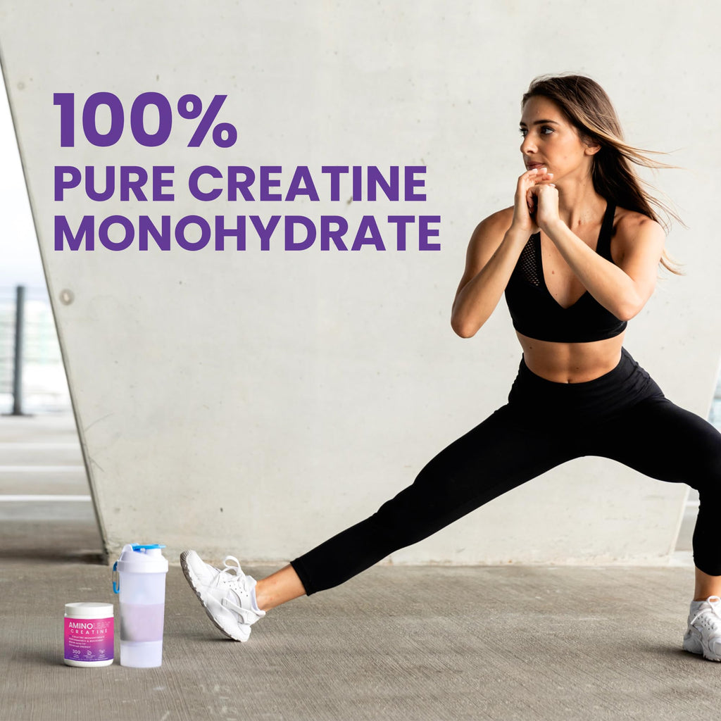 AminoLean Creatine for Women and Men, Pure Micronized Creatine Monohydrate Powder Supplement for Muscle Toning, Mood Support, Energy Boost, and Brain Health, 300g RSP NUTRITION Au supplements