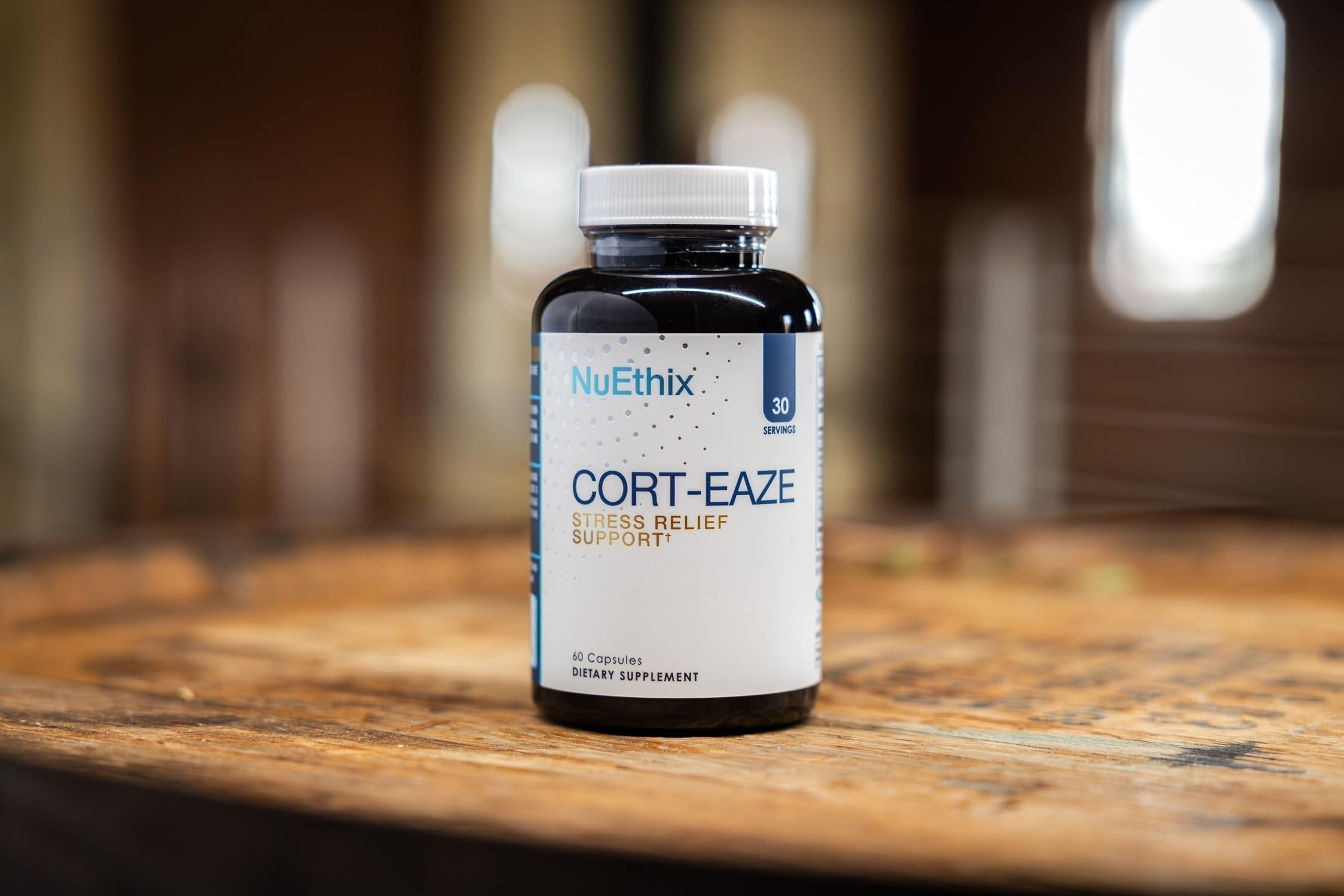 NuEthix Formulations Cort-Eaze - Cortisol Supplement - Health Support Supplement with Ashwagandha, L-Theanine & Rhodiola Rosea - Relaxation and Deep Sleep, 60 Capsules, 30 Servings NuEthix Formulations Au supplements