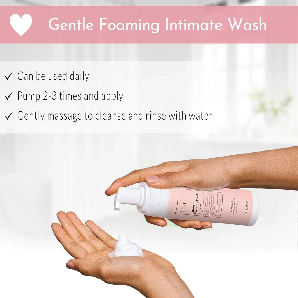 fem pH Balance Intimate Wash for Women, Feminine Wash for Sensitive Skin, Gentle Cleanser Amaranth Au supplements