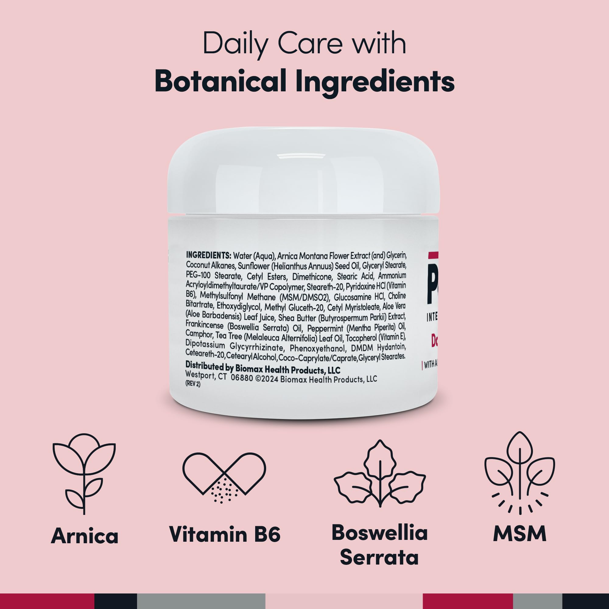 Penetrex Daily Joint & Muscle Care Cream – Soothing Botanical Formula with Arnica, Vitamin B6 & MSM – Lightweight Fast-Absorbing Cream for Everyday Movement - Non-Greasy - Light Scent- 2 oz Penetrex Au supplements