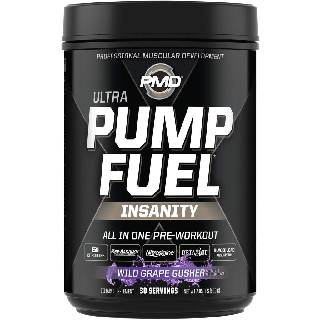 PMD Sports Ultra Pump Fuel Insanity - Pre Workout - Grape Gusher (30 Servings) PMD Au supplements