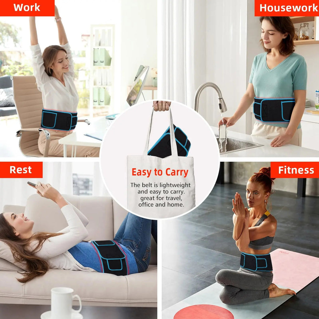 Red Light Therapy Belt, 660&850nm 3 -in-1 Big Chips Near Infrared Therapy Wrap for Body HEDYNSHINE Au supplements