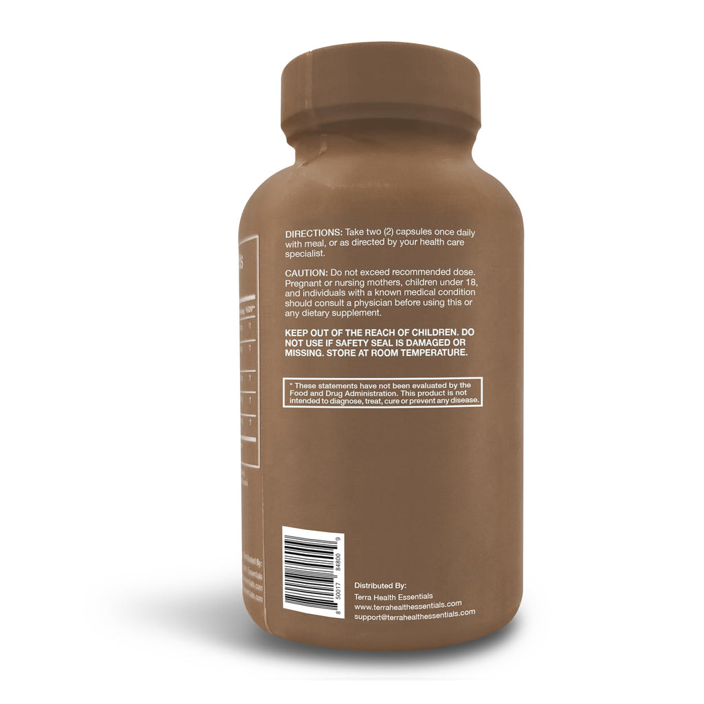 Terra Health Essentials NOOFOCUS - Nootropics Brain Support Supplement with Adaptogenic Mushrooms, Alpha-GPC, Gotu Kola, L-Theanine for Focus & Memory - All Natural, 30 Day Supply Terra Health Essentials Au supplements