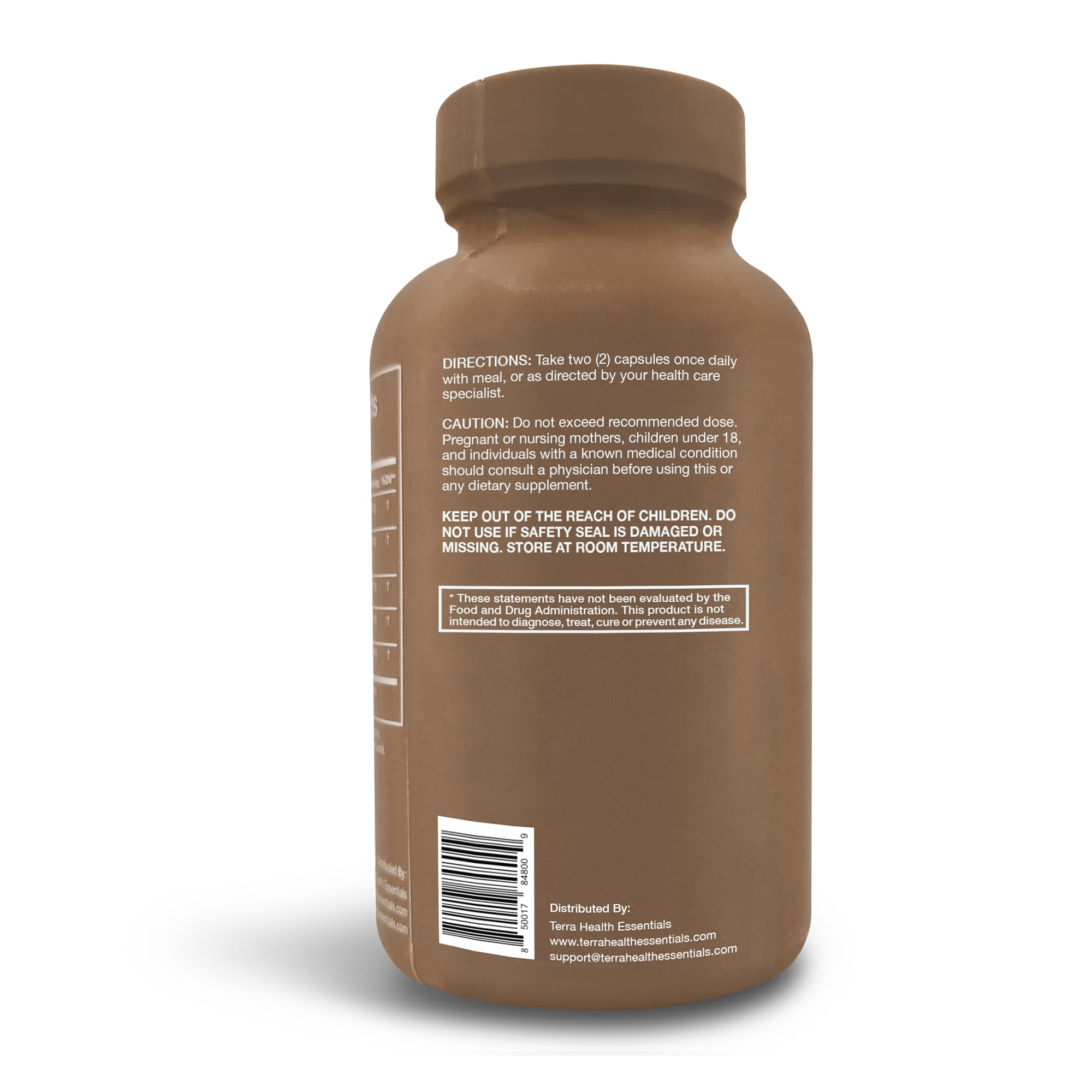 Terra Health Essentials NOOFOCUS - Nootropics Brain Support Supplement with Adaptogenic Mushrooms, Alpha-GPC, Gotu Kola, L-Theanine for Focus & Memory - All Natural, 30 Day Supply Terra Health Essentials Au supplements