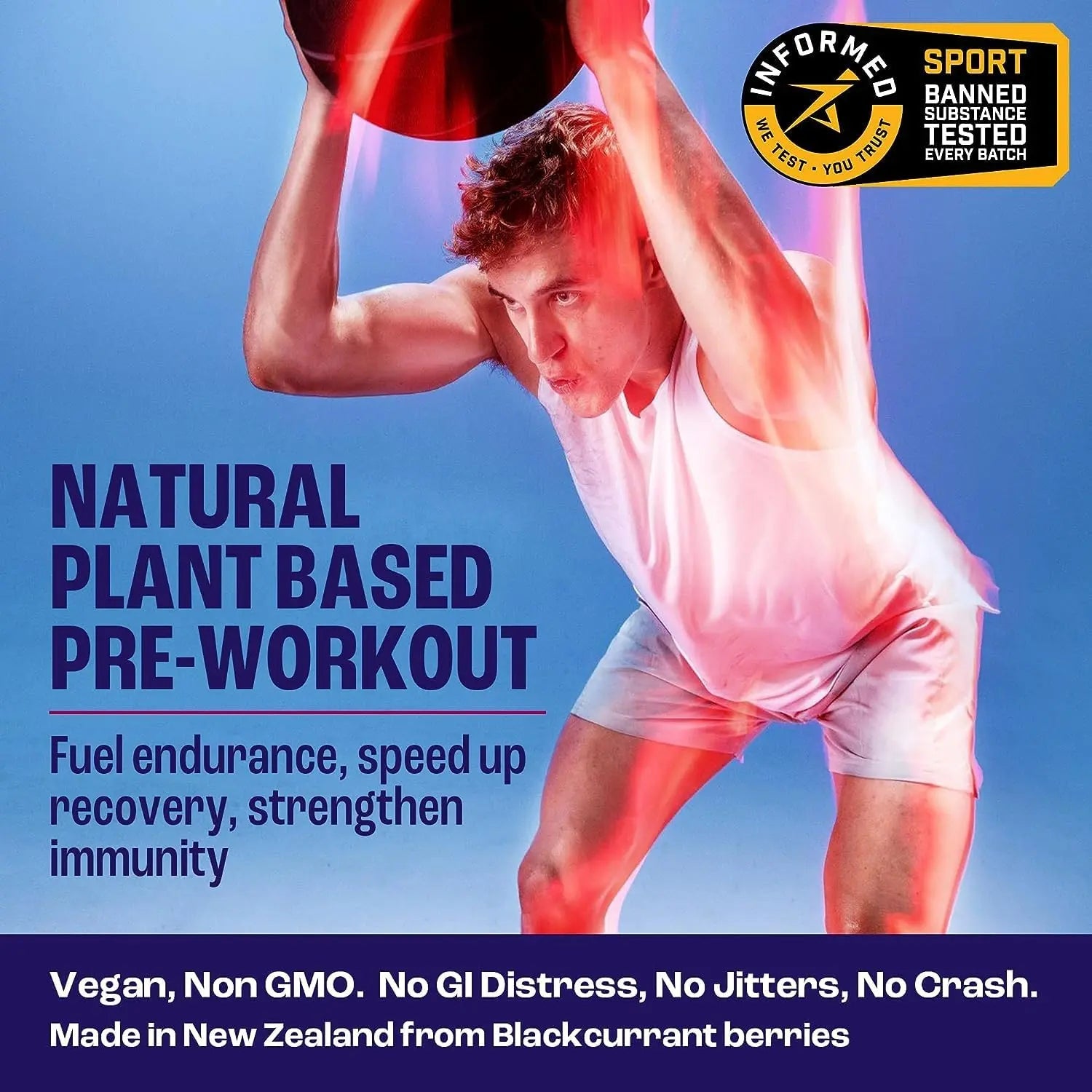 2before All Natural Vegan Pre Workout, with 120mg Caffeine I Clean Energy, Endurance 2before Au supplements