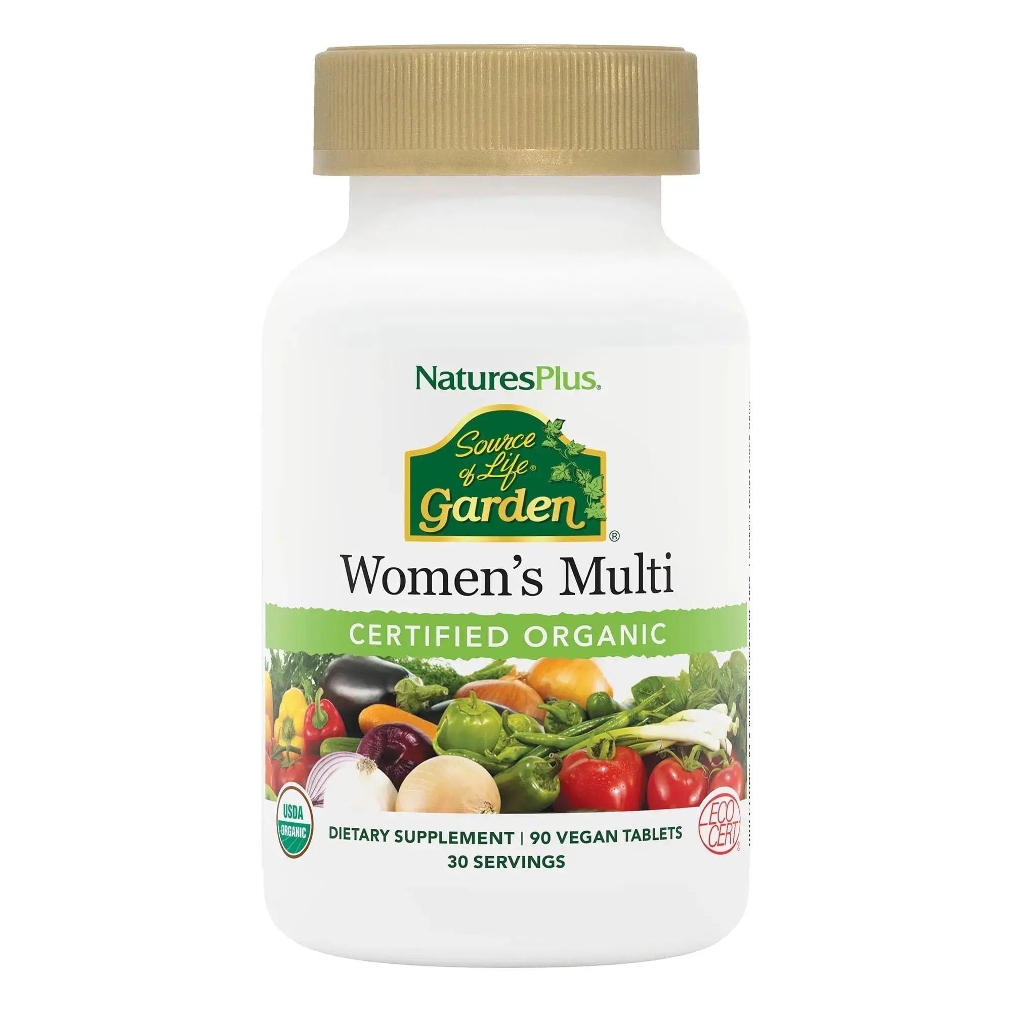 NaturesPlus Source of Life Garden Women’s Multivitamin - 90 Tablets - Supports Energy & Healthy Immune System Nature's Plus Au supplements