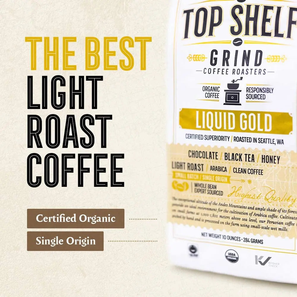 Organic Light Roast Whole Bean Coffee, The Best Espresso Beans from Peru Join Top Shelf Grind Au supplements