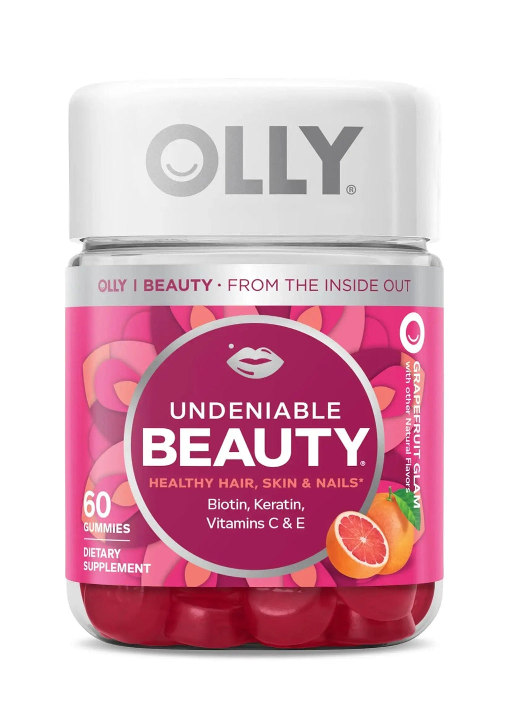 OLLY Undeniable Beauty Gummy & Flawless Complexion Gummy, Clear and Healthy Skin Support, Vitamins E, A, Zinc, Chewable Supplement, Berry - 50 Count (Pack of 1) OLLY Au supplements