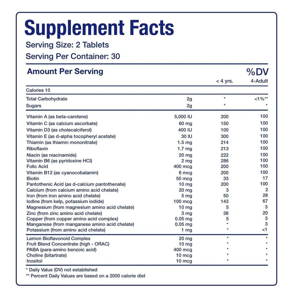 25-in-1 Kids Chewable Multivitamin - Clinically Formulated Kids Multivitamin with Iron Magnesium Vitamins A B Complex C D E Antioxidant Rich Fruit Extracts & More Anabolic Laboratories Au supplements