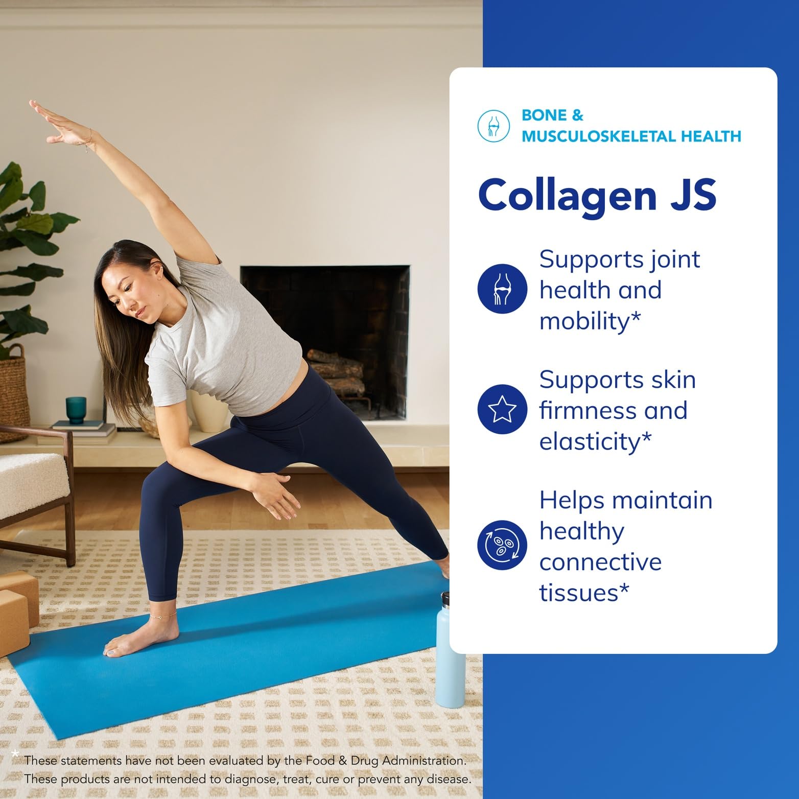 Pure Encapsulations Collagen JS - Skin & Joint Health* - 1,000 mg Hydrolyzed Biocell Collagen - Gluten Free & Non-GMO - 120 Capsules