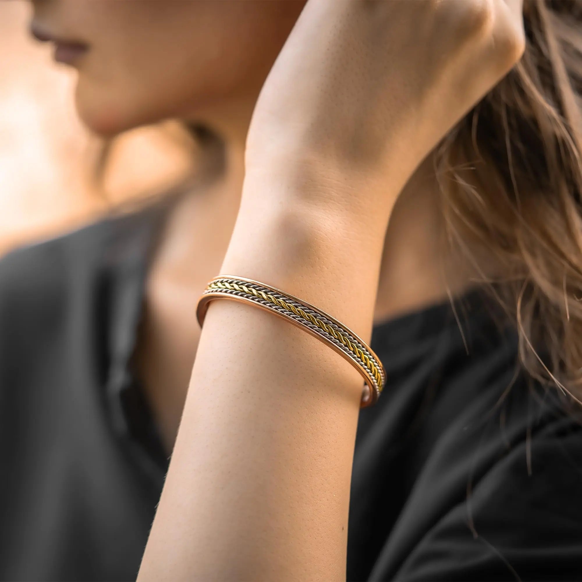 MagnetRX® Women's Copper Bracelet – Effective 99.9% Pure Copper Magnetic Therapy Bracelets MagnetRX Au supplements