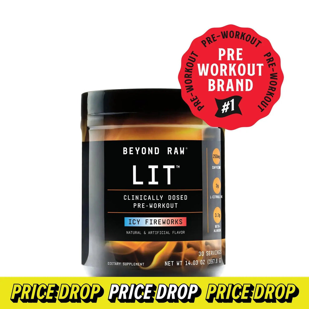 BEYOND RAW LIT | Clinically Dosed Pre-Workout Powder | Contains Caffeine, L-Citrulline BEYOND RAW Au supplements