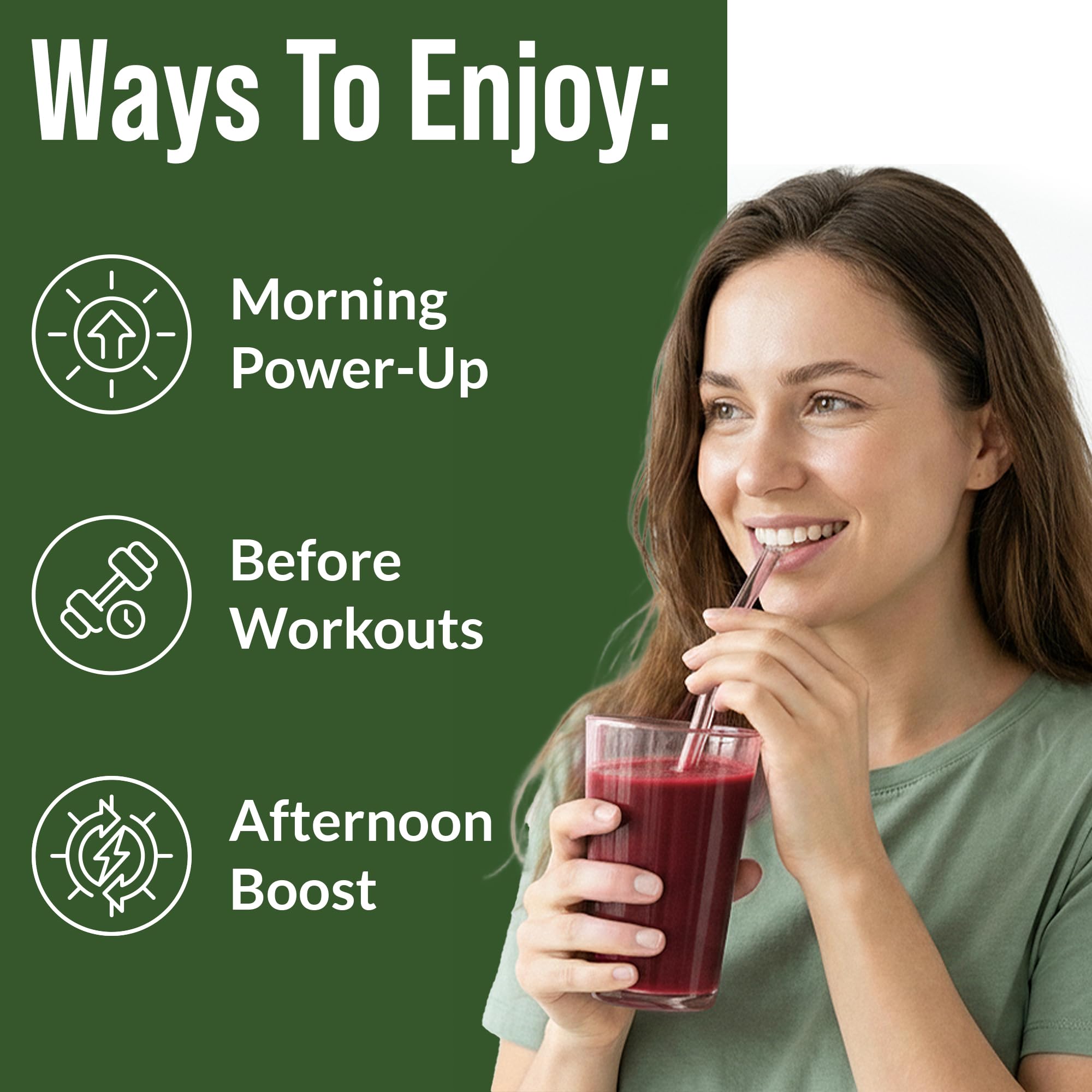 USDA Organic Plant Based Nitric Oxide Booster Powder Supplement for Men & Women. Caffeine Free Supplements 5 Top Organic Ingredients. Beet Root, Tart Cherry, Acerola Cherry, Pomegranate, Red Ginseng Peak Performance Au supplements