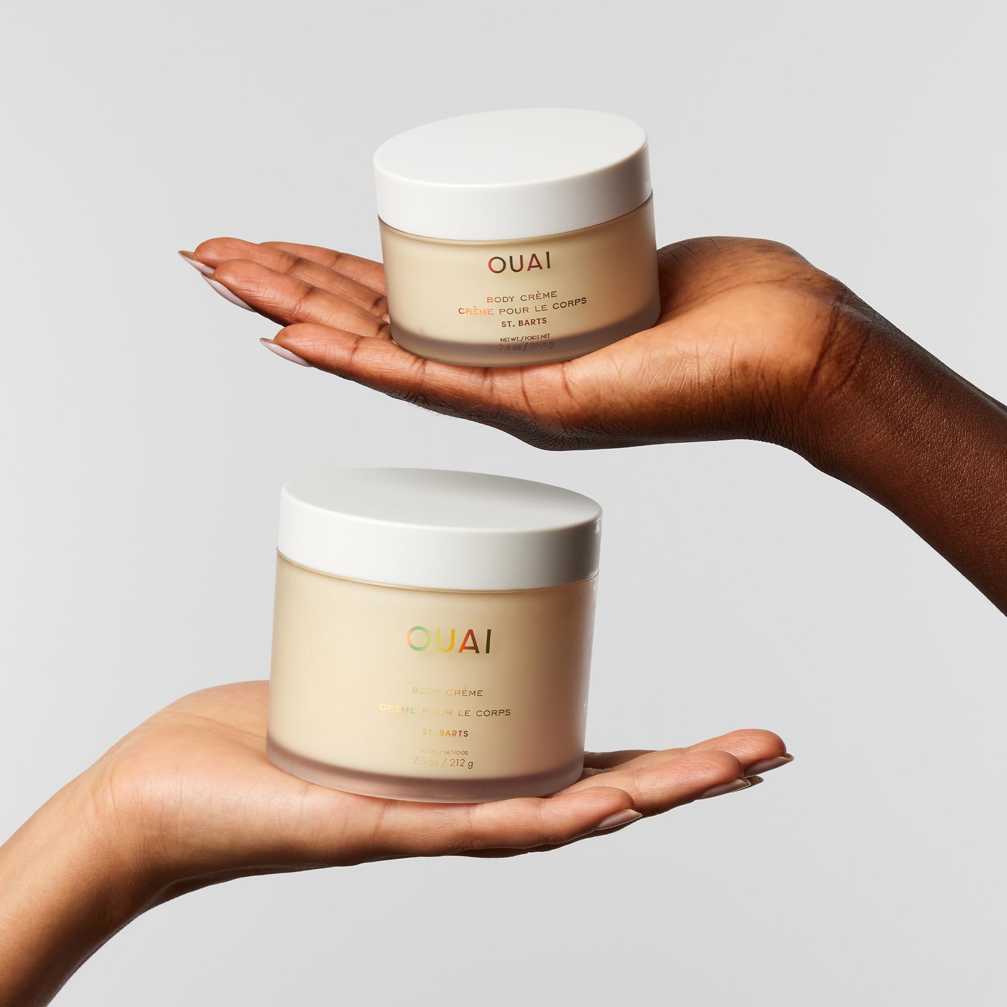 OUAI Body Creme, St. Barts Travel Size - Hydrating Whipped Body Cream with Cupuaçu Butter, Coconut Oil & Squalane - Softens Skin & Delivers Radiant Glow - Sulfate-Free Skin Care (3.4 oz) OUAI Au supplements