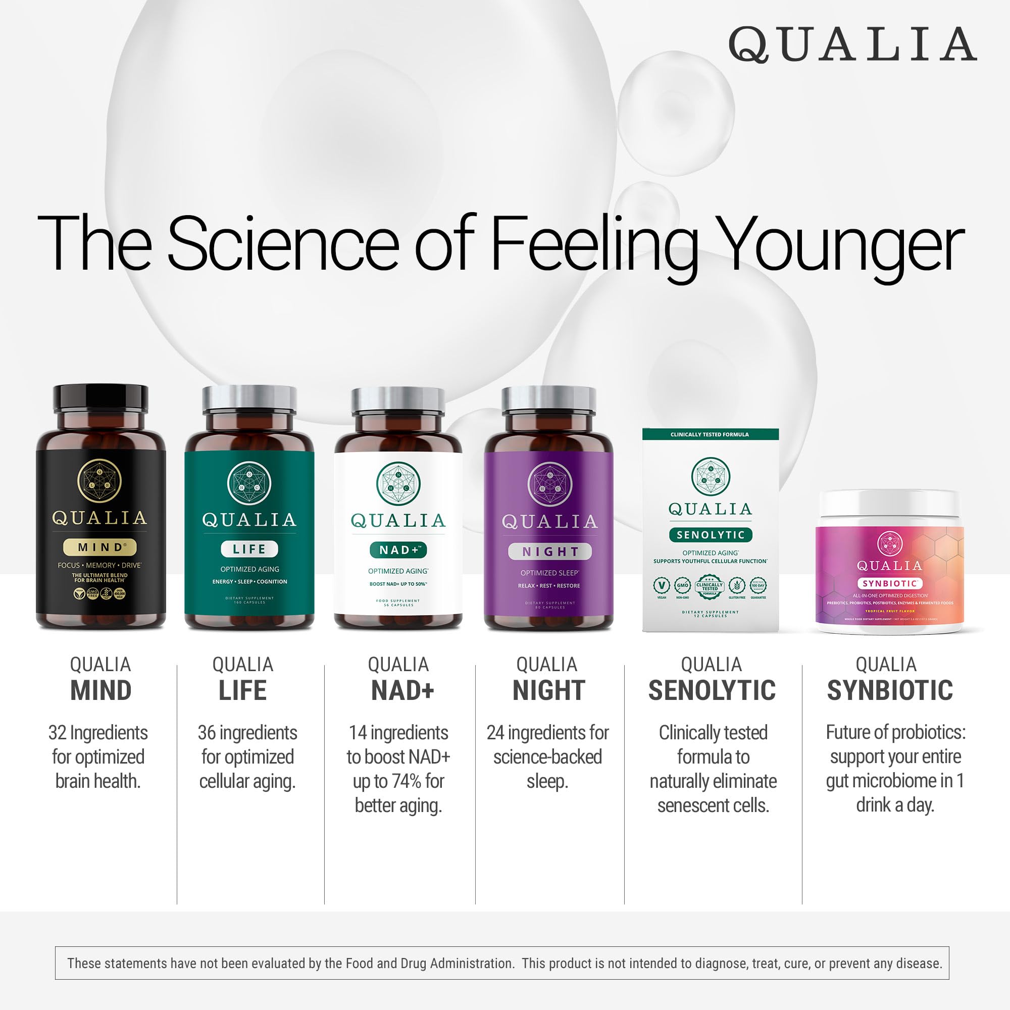 Qualia Life Sciences Qualia Mind | The Ultimate Blend for Brain Health* | Doctor-Formulated Nootropic to Fuel Focus & Concentration* | Supports Long Term Brain Health| Maintain Drive & Productivity QUALIA LIFE SCIENCES Au supplements