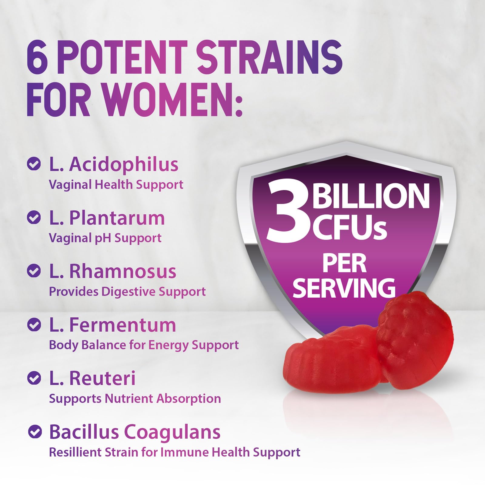 Menopause Supplement Gummies - 3 Billion CFU Women's Probiotics - Advanced Menopause Relief Formula for Women with Black Cohosh & Red Clover - Mild Hot Flashes & Night Sweats Support - 60 Gummies Nature's Nutrition Au supplements