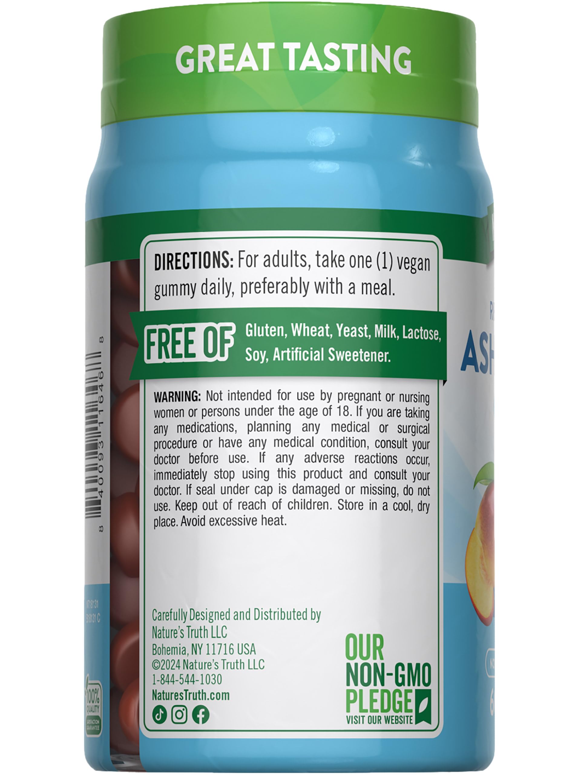 Nature's Truth Ashwagandha Gummies | 60 Count | Tropical Flavor | Vegan, Non-GMO, & Gluten Free Supplement Nature's Truth Au supplements