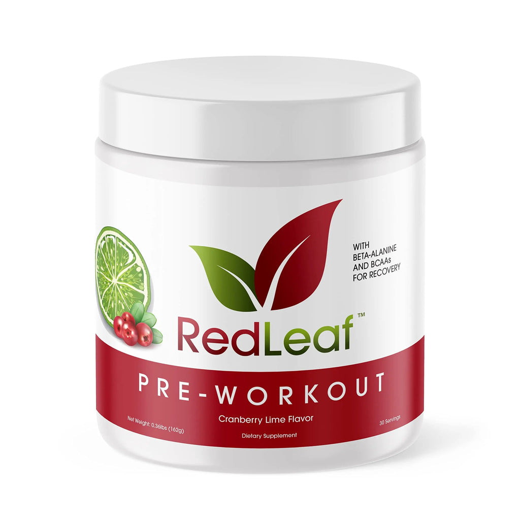 Red Leaf Pre Workout Energizer Powder, BCAA's, Beta-Alanine, Amino Acids and Green Tea Red Leaf Au supplements