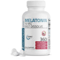 Bronson Melatonin 10mg Fast Dissolve Cherry Flavored Tablets Vegetarian Chewable Lozenges, 360 Count