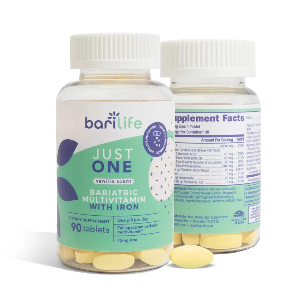 Just One - Once Daily Bariatric Multivitamin with Iron (30) Bari Life Au supplements