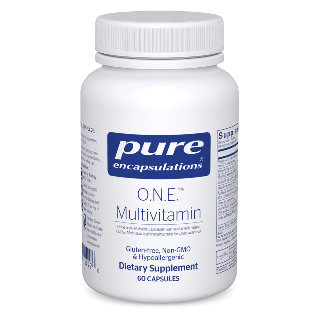 Pure Encapsulations O.N.E. Multivitamin - Once Daily Multivitamin with Antioxidant Complex Metafolin, CoQ10, and Lutein to Support Vision Pure Encapsulations Au supplements