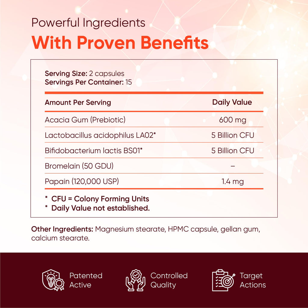 ERIC FAVRE Probiotics for Women Digestive Health – Triple Action with Prebiotics and Postbiotics, Reduces Bloating & Gas