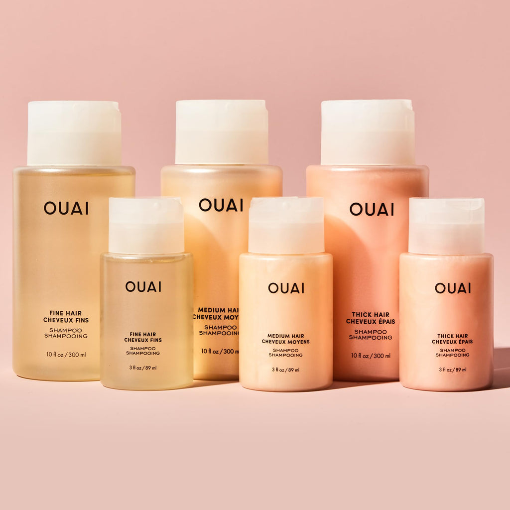 OUAI Medium Shampoo Travel Size - Hydrating Shampoo with Coconut Oil, Babassu, Kumquat Extract & Keratin - Strengthens, Nourishes & Adds Shine - Paraben & Sulfate Free Hair Care Products (3 Oz) OUAI Au supplements