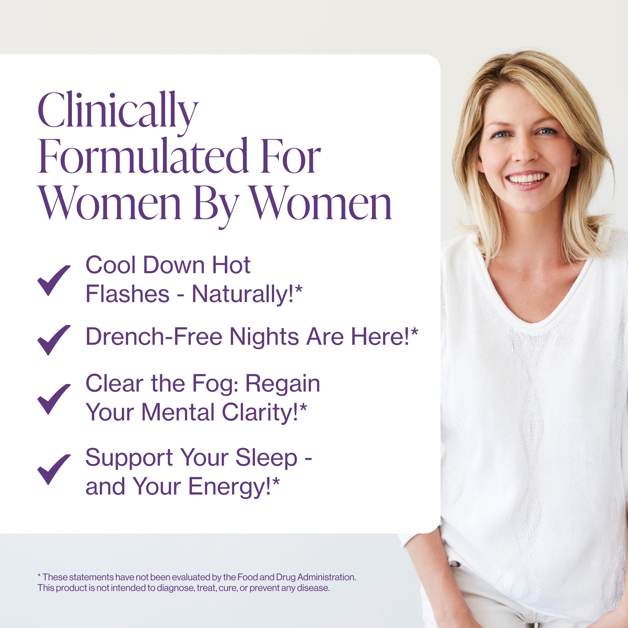 Menopause Supplements for Women - Natural Hormone Balance - Hot Flashes, Night Sweats, Sleep & Mood Support. with Sensoril® Ashwagandha, DIM, Chaste Berry & Black Cohosh Root - 60 Count Pure Micronutrients Au supplements