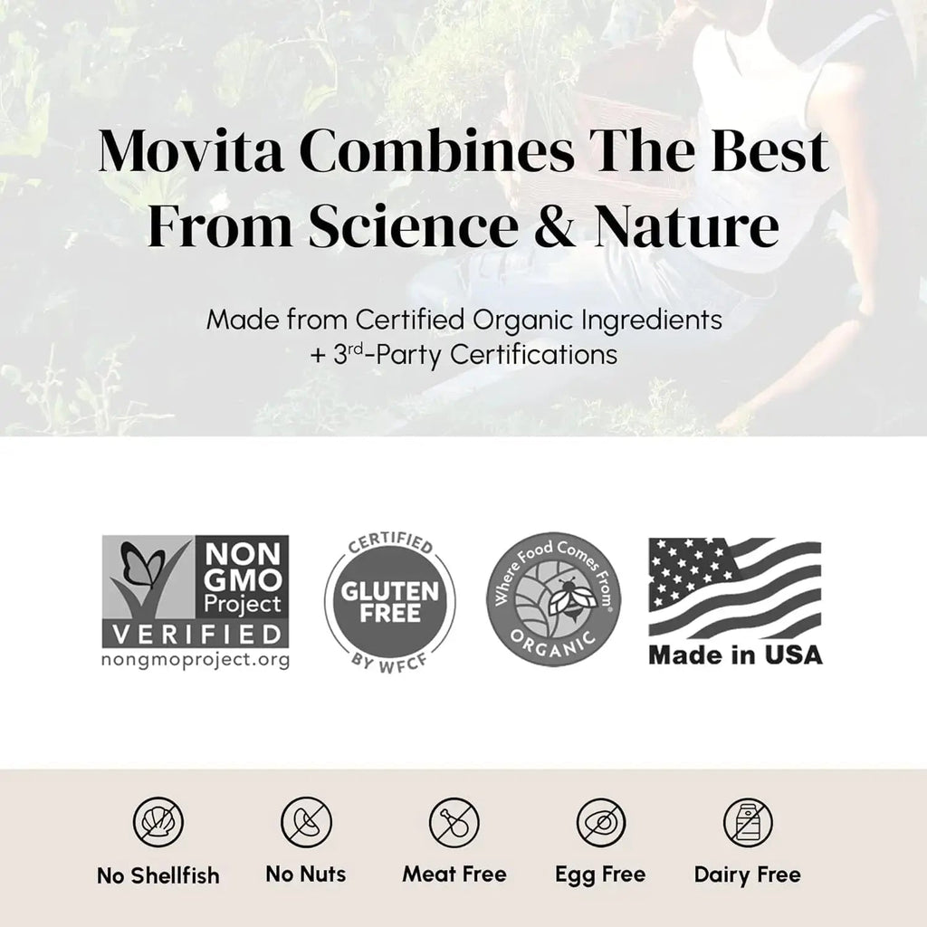 Movita Women’s Daily Multivitamin - Organic Fermented Whole Foods for Enhanced Energy, Immunity & Vitality - Vegan Movita Au supplements