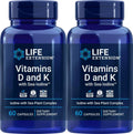 Life Extension Vitamins D and K with Sea-Iodine 60 Capsules (2pack) Life Extension Au supplements