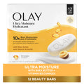Olay Beauty Bar, Ultra Moisture,10x More Moisturizers, Nourishing Conditioners, Smooth & Gentle on Skin, Vitamin B3 Complex