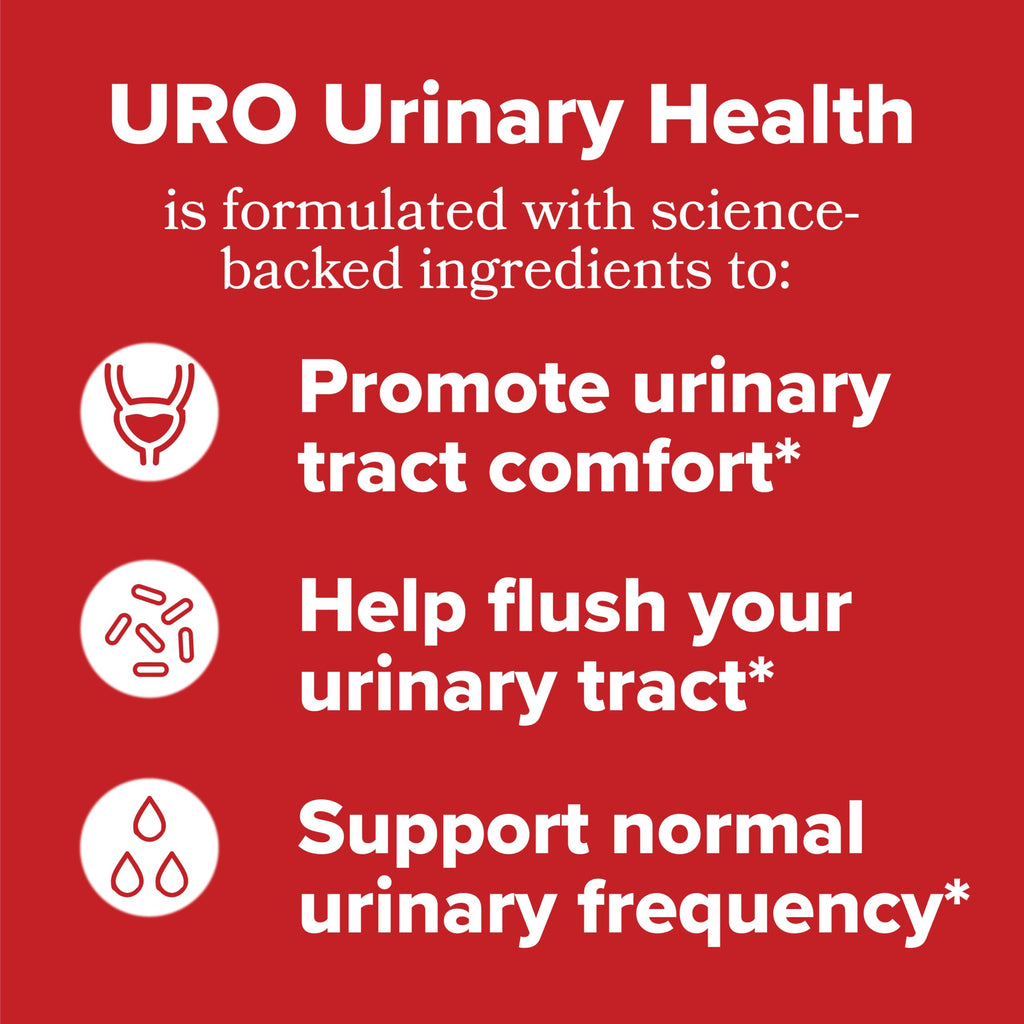 O Positiv URO Urinary Tract Health Supplement for Women, 60 Count (Pack of 1) - Urinary Support Vitamins with Pacran Complete Cranberry Extract