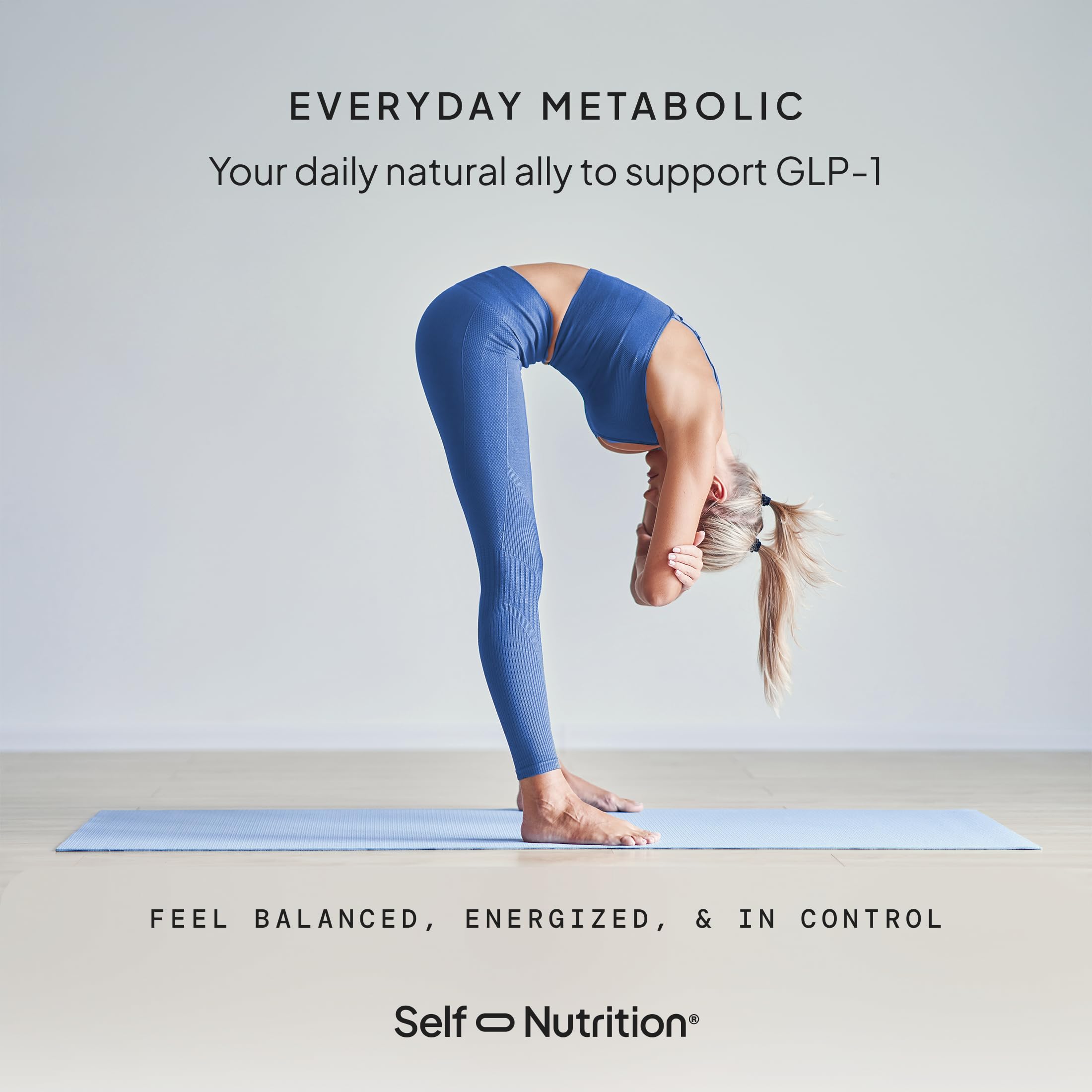 SELF NUTRITION Natural Supplement for Women – Third-Party Tested - Metabolism & Appetite Support with Berberine, Green Tea, Cinnamon & Resveratrol