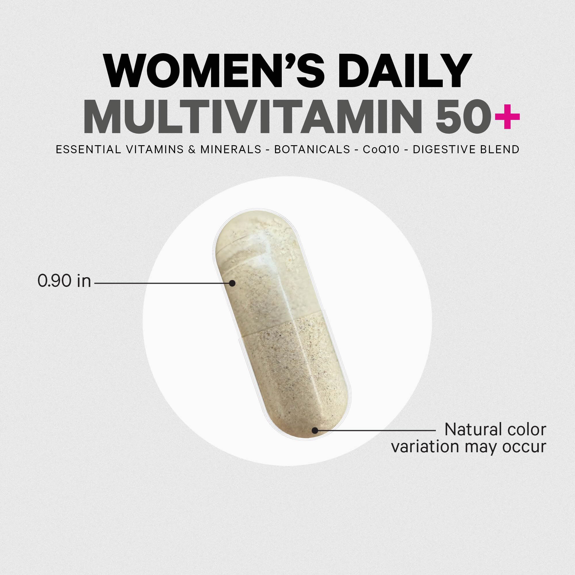 Codeage Women’s Multivitamin 50+ Supplement - Essential Vitamins for Women Over 50, Minerals, CoQ10, Hyaluronic Acid, Probiotics, Black Cohosh, Ashwagandha & Superfoods - Non-GMO - 90 Capsules Codeage Au supplements