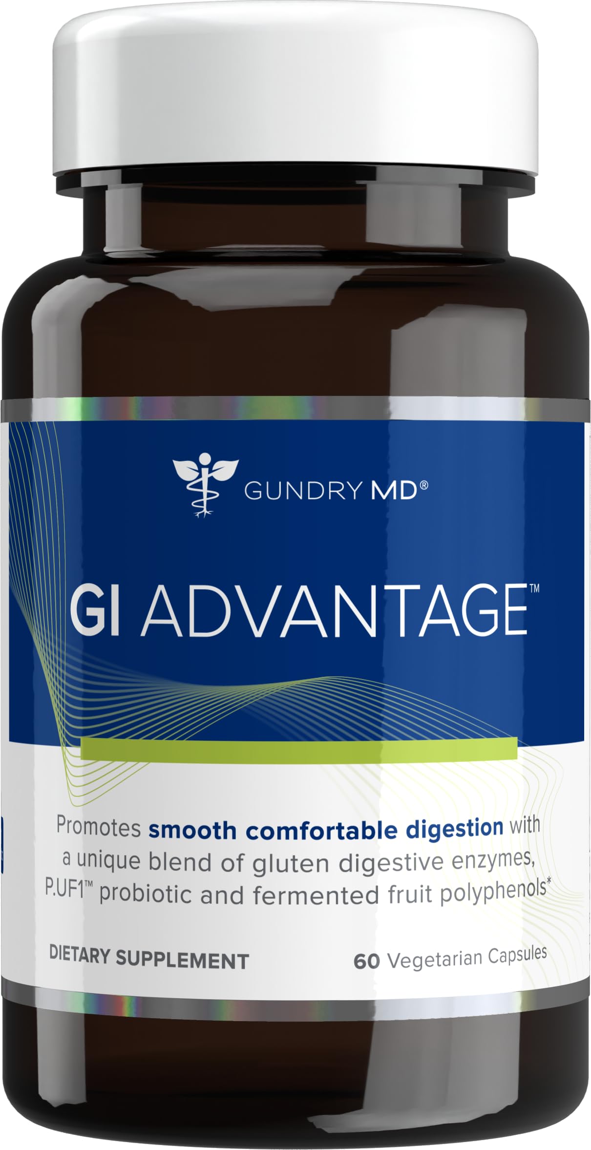 Gundry MD GI Advantage Gut Supplement with Probiotics, Digestive Enzymes, and Superfruit Extracts for Strong Metabolism, Energy, Digestion,