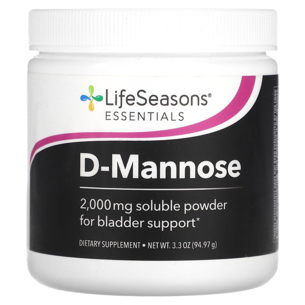 LifeSeasons D-Mannose Powder - Fast-Acting UTI Relief - Urinary Tract Health Supplement - Supports Healthy Levels of Microflora & Eases Bladder Discomfort - 45 Servings LifeSeasons Au supplements