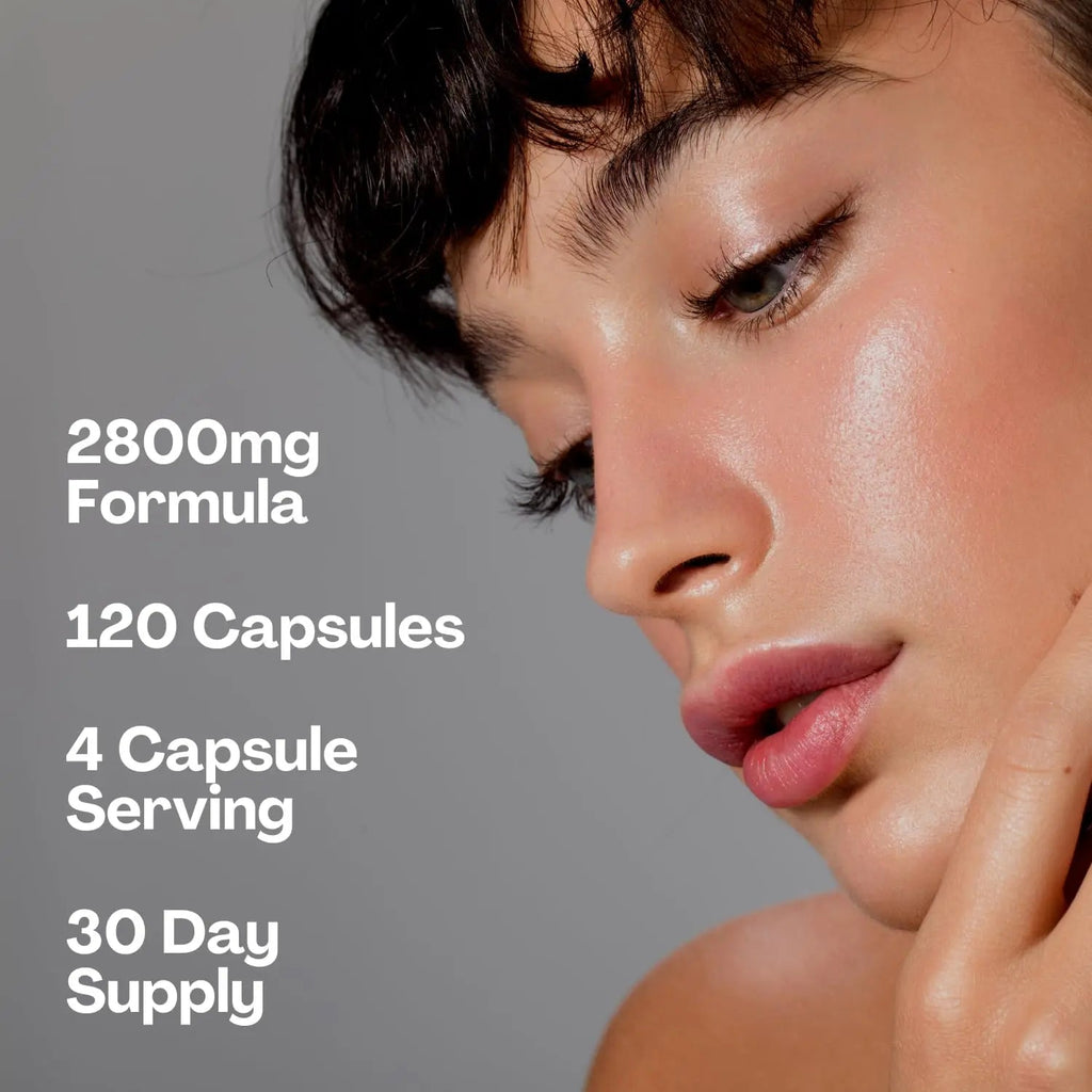 2800mg Marine Collagen Capsules – Highest Strength Type 1 Hydrolysed Collagen with Hyaluronic Acid and Vitamin C Miracle Greens Au supplements