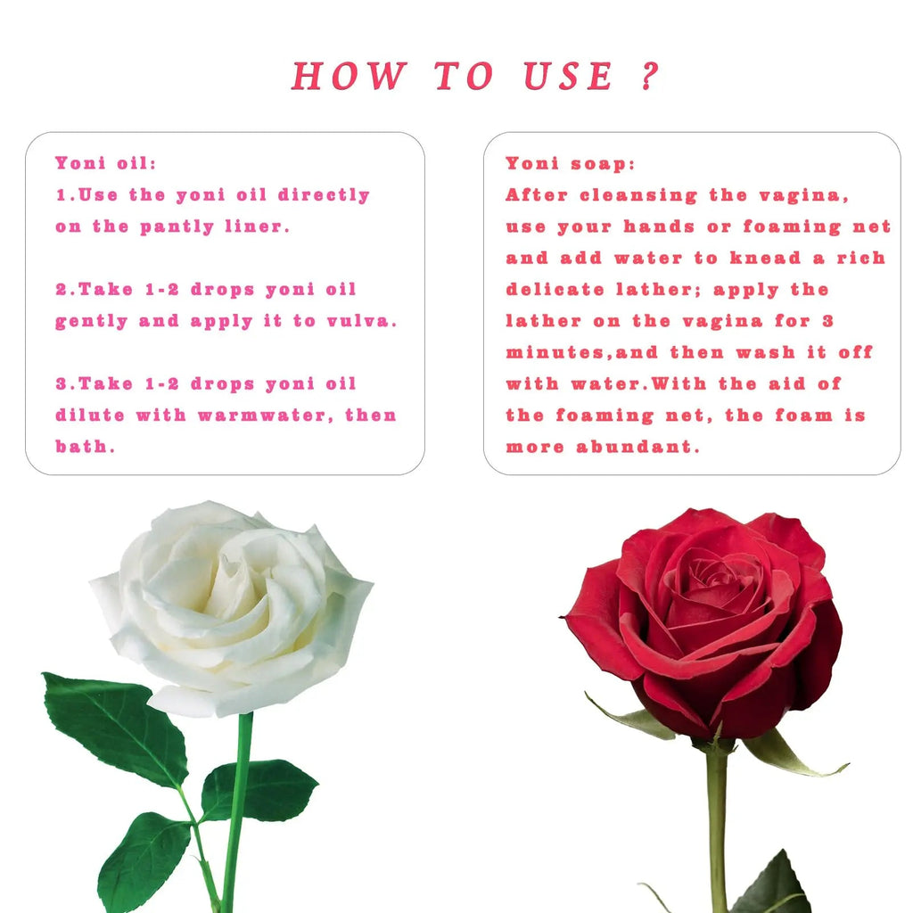 2Pcs Strawberry Yoni Bars and Yoni Oil Set for Feminine Wash, Yoni Wash for Cleanse Vaginal Balance PH tovaginsh Au supplements