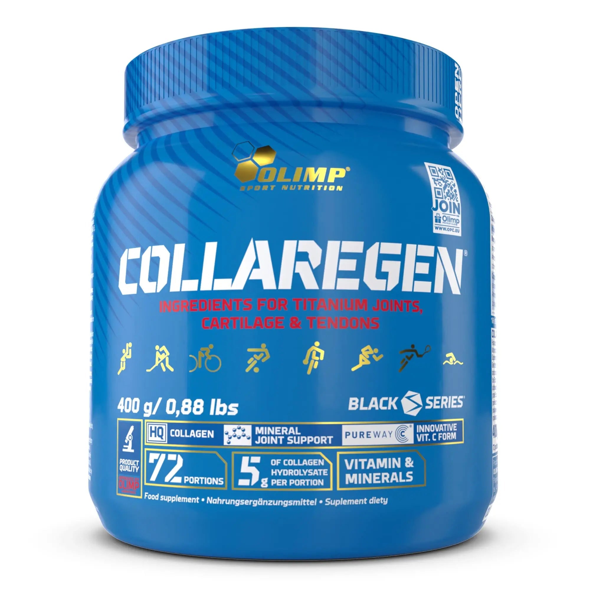 Olimp Labs Collaregen Mineral Supplement, Orange Flavour Powder, 400 g OLIMP SPORT NUTRITION Au supplements