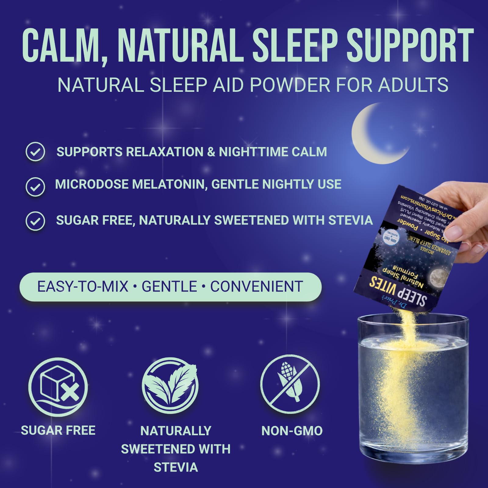 Dr. Price’s Natural Sleep Aid Powder – Berry-Citrus, 30 Packs | Sleep Powder Drink Mix with Magnesium, Microdose Melatonin & Tryptophan | Sleep Support for Adults | Doctor-Formulated, Made in USA Dr. Price's Vitamins Au supplements