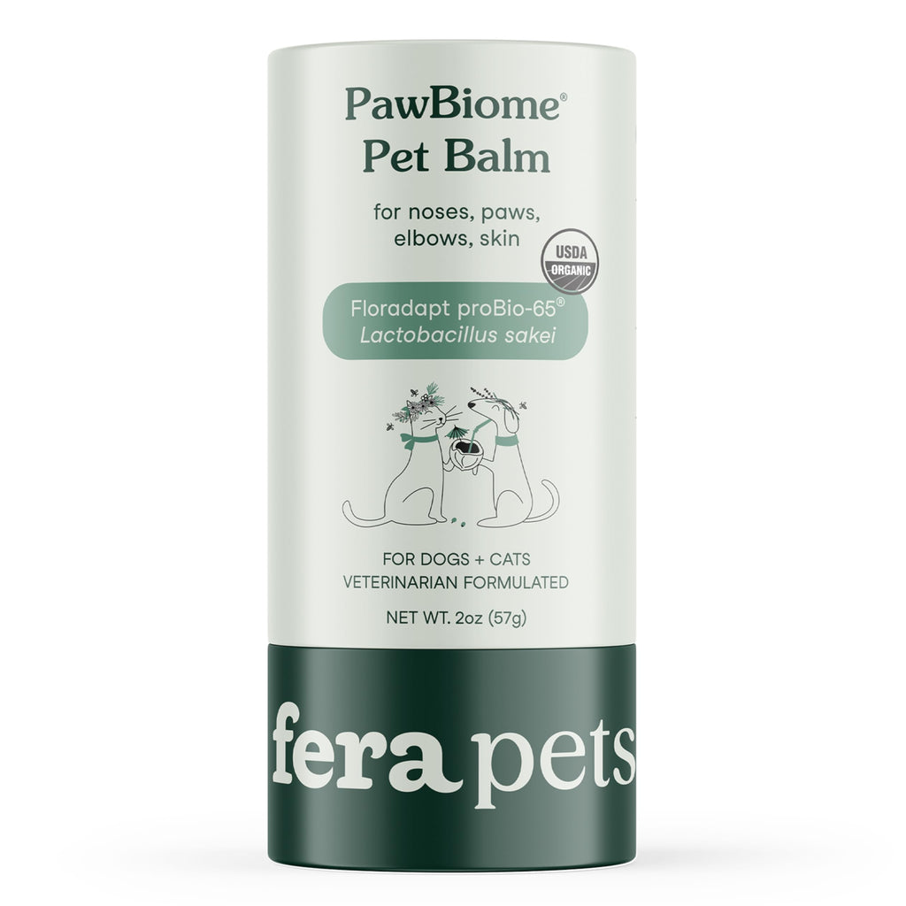 Fera Pets PawBiome® - Cat & Dog Balm for Paws and Nose with Postbiotics - Encourages Skin Recovery - Balances Skin Microbiome - Supports The Skin's Natural Barrier - 2 oz Stick Fera Pets Au supplements